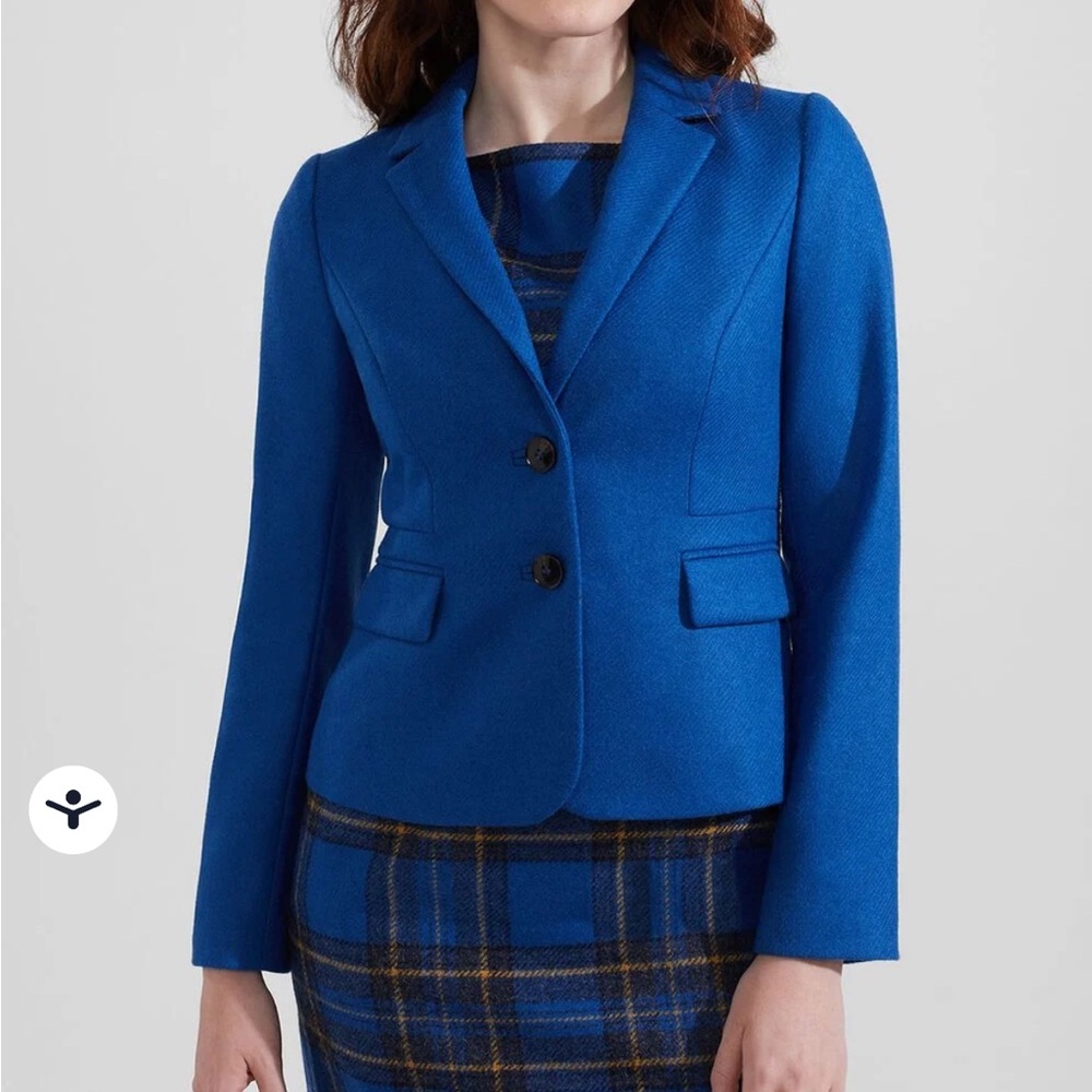 Hobbs London Blue Women's Hackness wool Blazer. Used.